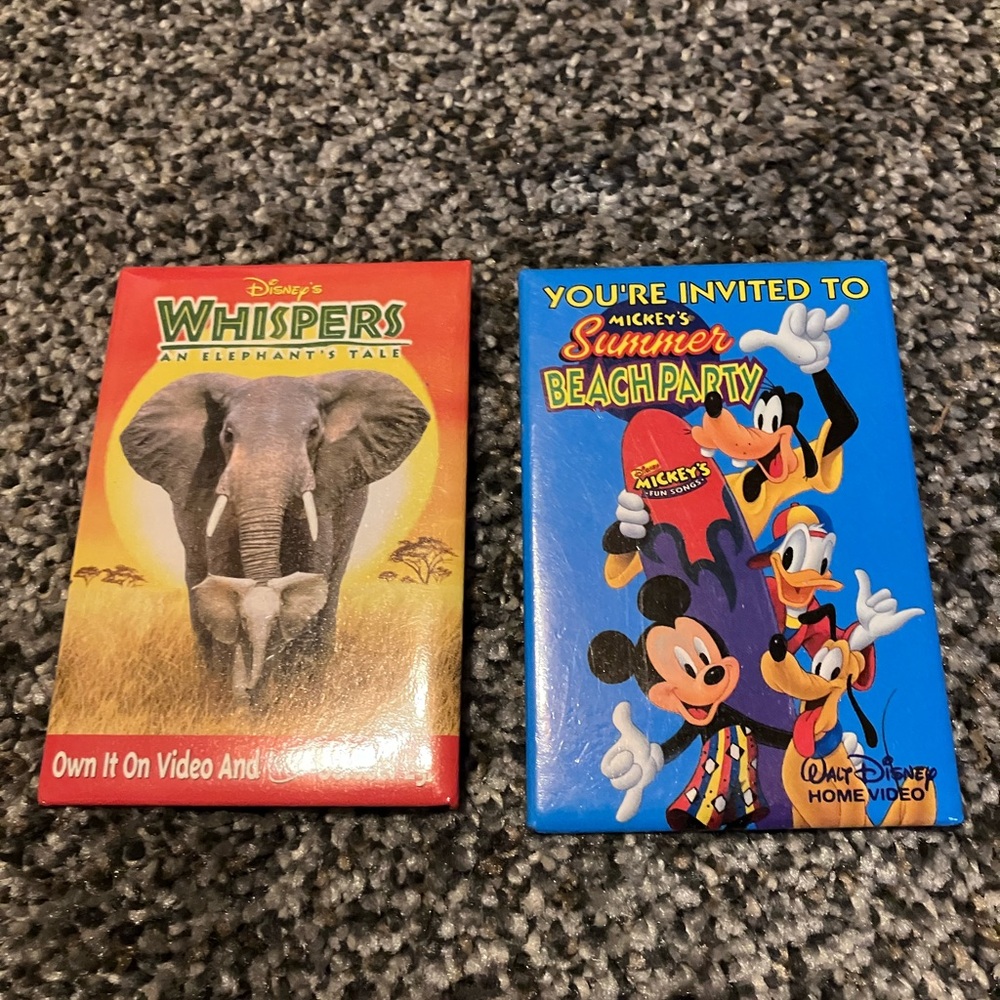 Disney Whispers VHS - Red and Green Cover